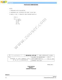 MPX5010DP1 Datasheet Page 12