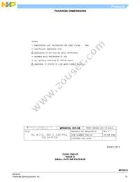 MPX5010DP1 Datasheet Page 19