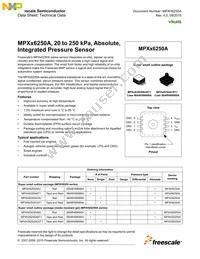 MPXH6250A6T1 Datasheet Cover