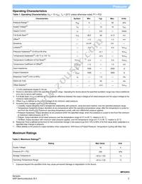 MPXV2053GVP Datasheet Page 3