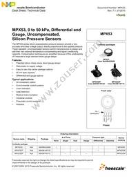 MPXV53GC7U Datasheet Cover