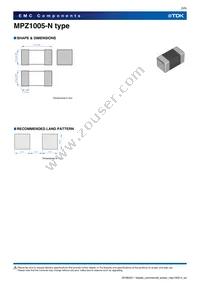 MPZ1005AFZ100NT000 Datasheet Page 5