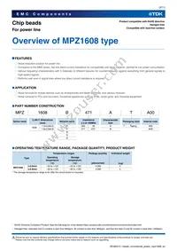 MPZ1608R391ATA00 Datasheet Page 3