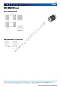 MPZ1608S221ATD25 Datasheet Page 6