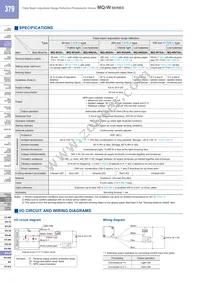 MQ-W20A-DC12-24V Datasheet Page 3