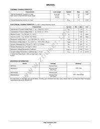 MR2520LRLG Datasheet Page 2