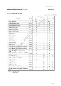 MR45V032AMAZBATL Datasheet Page 15