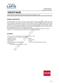 MR45V064BMAZAATL Datasheet Cover