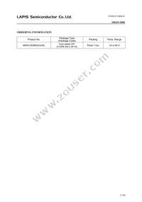 MR45V200BRAZAARL Datasheet Page 17