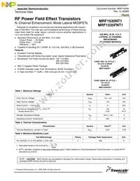 MRF1535FNT1 Datasheet Cover