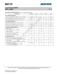 MRF157 Datasheet Page 2