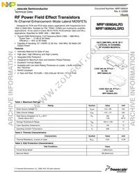 MRF18060ALR3 Datasheet Cover