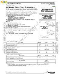 MRF18085ALSR5 Datasheet Cover