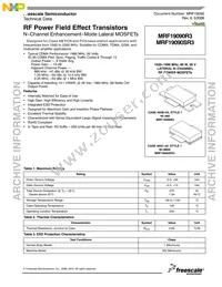 MRF19090SR3 Datasheet Cover