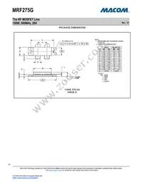 MRF275G Datasheet Page 19