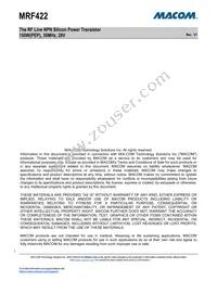 MRF422 Datasheet Page 7