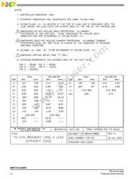MRF7S19120NR1 Datasheet Page 12