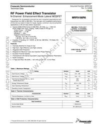 MRF9180R6 Datasheet Cover