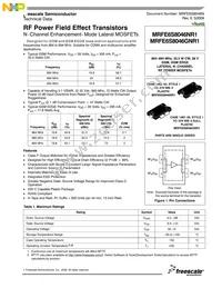 MRFE6S8046NR1 Datasheet Cover