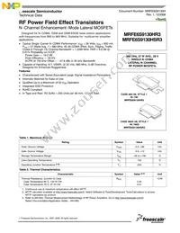 MRFE6S9130HSR5 Datasheet Cover