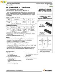 MRFE6VP61K25GNR6 Datasheet Cover