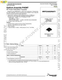 MRFG35002N6AT1 Datasheet Cover