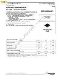 MRFG35003ANT1 Datasheet Cover