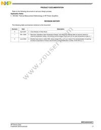 MRFG35003ANT1 Datasheet Page 17