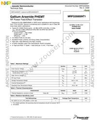 MRFG35005NT1 Datasheet Cover