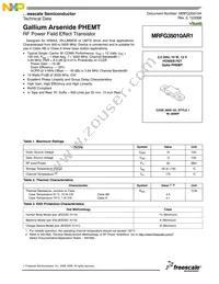 MRFG35010AR1 Datasheet Cover