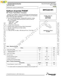 MRFG35010R1 Datasheet Cover