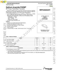 MRFG35020AR1 Datasheet Cover