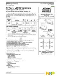 MRFX600HR5 Datasheet Cover