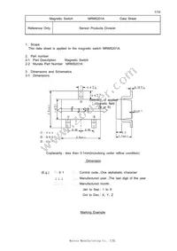 MRMS201A-001 Datasheet Cover