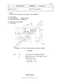 MRMS541D-001 Datasheet Cover