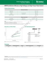 MRPR-20-22-38 Datasheet Page 2