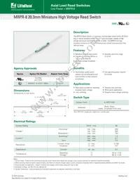 MRPR-8-37-43 Datasheet Cover