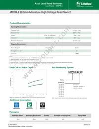 MRPR-8-37-43 Datasheet Page 2
