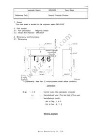 MRUS52F-001 Datasheet Cover