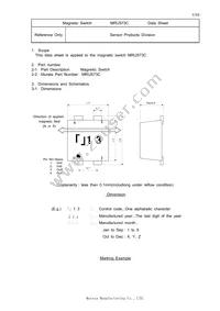 MRUS73C-001 Datasheet Cover