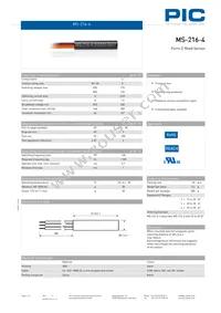 MS-216-4-4-0500 Datasheet Cover