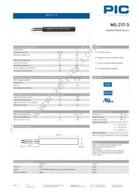 MS-217-3-3-0500 Datasheet Cover