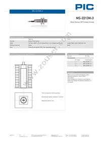 MS-2210M-3-3-0500 Datasheet Page 2