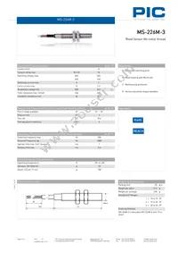 MS-226M-3-3-0500 Datasheet Cover