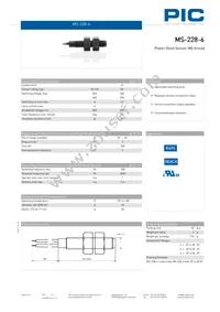 MS-228-6-6-0500 Datasheet Cover