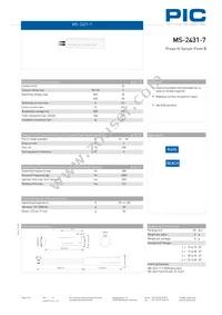 MS-2431-7-4-0300 Datasheet Cover