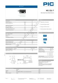 MS-324-7-2-0500 Datasheet Cover