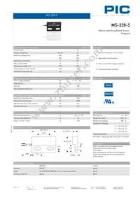 MS-328-5-2-0500 Datasheet Cover