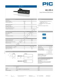 MS-390-3-1-0500 Datasheet Cover