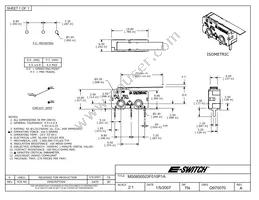 MS0850503F010P1A Datasheet Cover